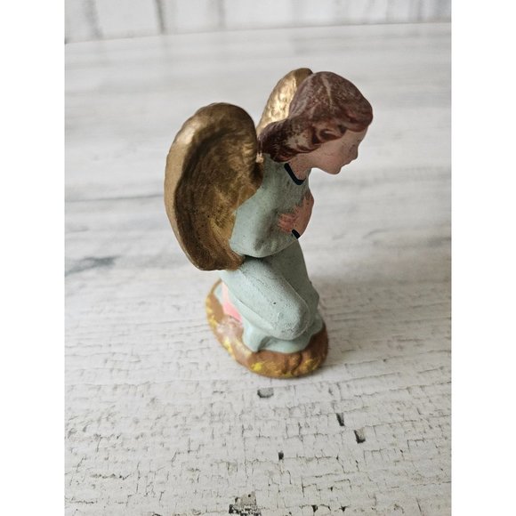 Vintage fontanini Italian Angel Glass Nativity Xmas religious decor cherub - Picture 5 of 8